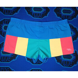 Vintage 70s 80s TRADE WINDS Men’s Large Surfer Swim Trunks Shorts Shorty Beach